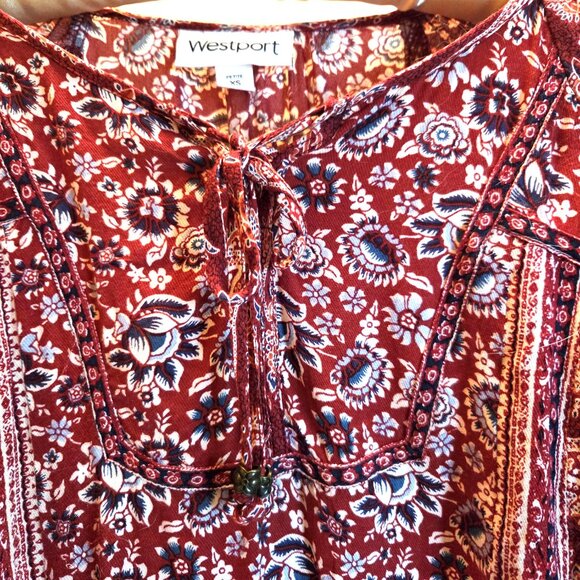 Blouse with Bell Sleeves - Picture 2 of 4